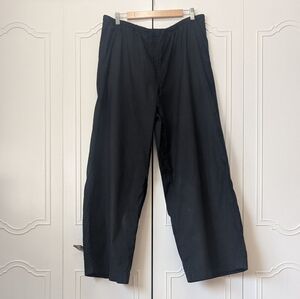 Athleta Black Wide-Leg Pull-On Pants